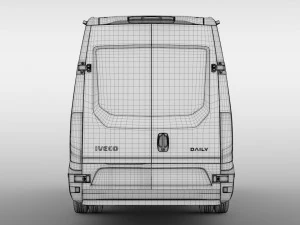 iveco daily van 2014-2016 l5h2 3D Model