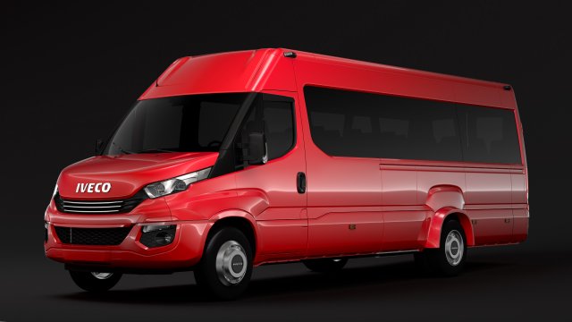 iveco daily tourus l5h2 2017 3D Model .c4d .max .obj .3ds .fbx .stl .blend 