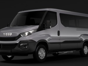iveco daily window van l2h1 2017 3D Model