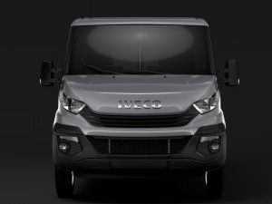 iveco daily window van l2h1 2017 3Dモデル