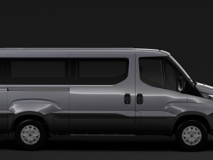 iveco daily window van l2h1 2017 3Dモデル