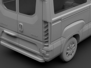 iveco daily window van l2h1 2017 3Dモデル