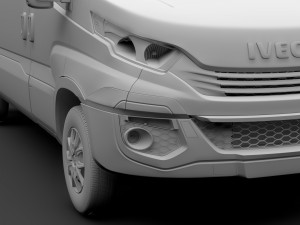 iveco daily window van l2h1 2017 3Dモデル