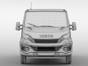 iveco daily window van l2h1 2017 3Dモデル
