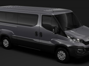 iveco daily window van l2h1 2014-2016 3D Model