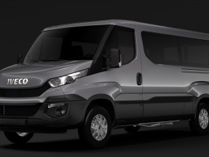 iveco daily window van l2h1 2014-2016 3D Model