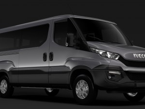 iveco daily window van l2h1 2014-2016 3D Model