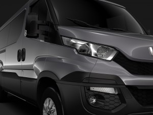 iveco daily window van l2h1 2014-2016 3D Model