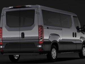 iveco daily window van l2h1 2014-2016 3D Model
