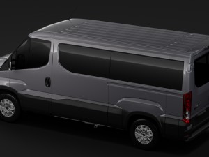 iveco daily window van l2h1 2014-2016 3D Model