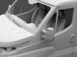 iveco daily window van l2h1 2014-2016 3D Model