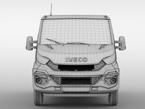 iveco daily window van l2h1 2014-2016 3D Model