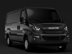 iveco daily van l2h1 2017 3D Model