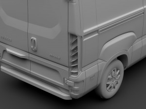 iveco daily van l2h1 2017 3D Model