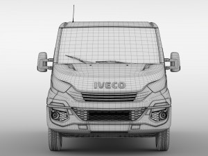iveco daily van l2h1 2017 3D Model