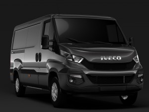 iveco daily van 2014-2016 l2h1 3Dモデル
