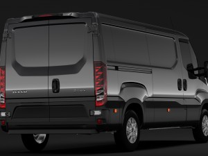 iveco daily van 2014-2016 l2h1 3Dモデル