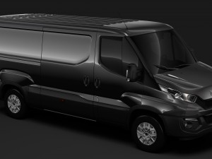 iveco daily van 2014-2016 l2h1 3Dモデル