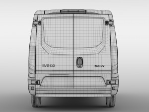 iveco daily van 2014-2016 l2h1 3Dモデル