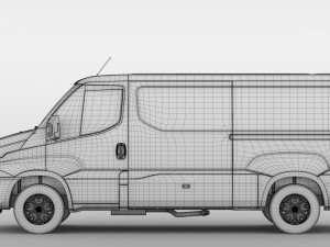 iveco daily van 2014-2016 l2h1 3Dモデル