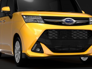 subaru justy rs 2017 Modèle 3D