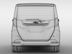 subaru justy rs 2017 Modèle 3D