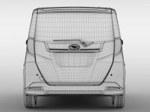 subaru justy rs 2017 3D Model