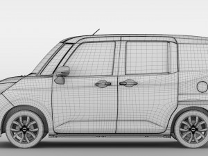 subaru justy rs 2017 Modèle 3D