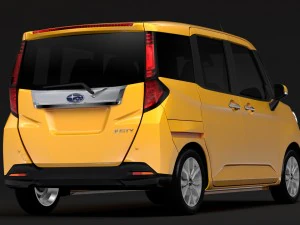 subaru justy rs 2017 3D Model