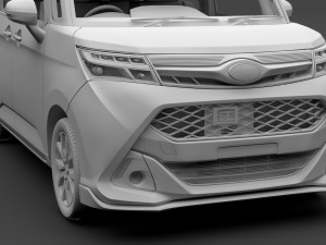 subaru justy rs 2017 Modèle 3D