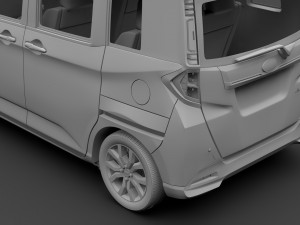 subaru justy rs 2017 Modèle 3D