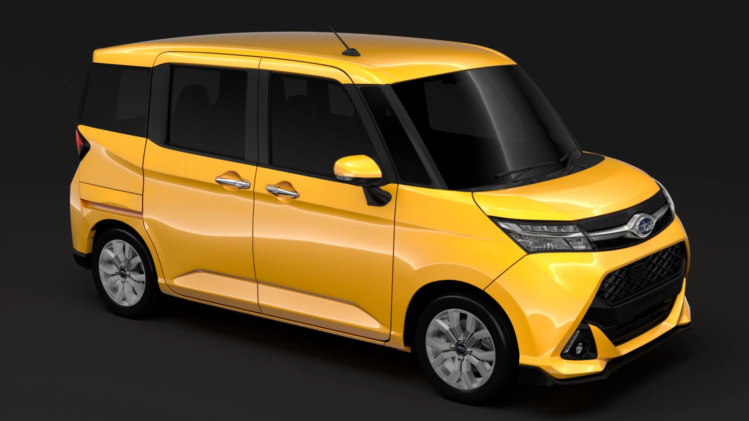 subaru justy rs 2017 3D Model .c4d .max .obj .3ds .fbx .stl .blend 