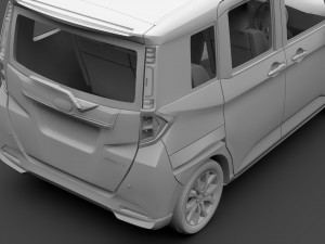 subaru justy rs 2017 Modèle 3D