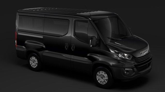 iveco daily window van l1h1 2017 3D Модель .c4d .max .obj .3ds .fbx .stl .blend 