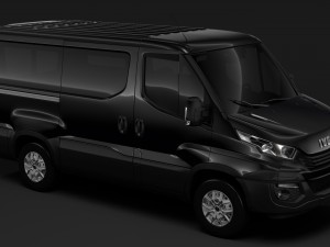 iveco daily window van l1h1 2017 3D मॉडल
