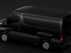 iveco daily window van l1h1 2017 3D Модель
