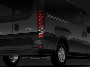 iveco daily window van l1h1 2017 3D Модель