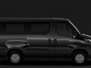iveco daily window van l1h1 2017 3D Модель