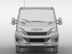 iveco daily window van l1h1 2017 3D Модель
