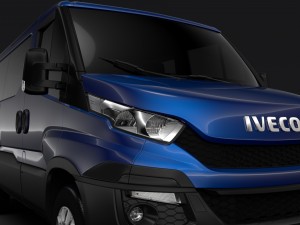 iveco daily window van 2014-2016 l1h1 3D Model