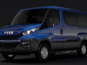 iveco daily window van 2014-2016 l1h1 3D 模型
