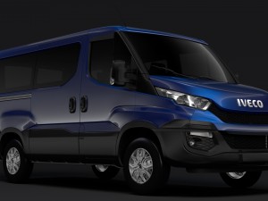 iveco daily window van 2014-2016 l1h1 3D 模型