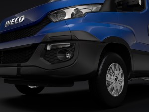 iveco daily window van 2014-2016 l1h1 3D 模型