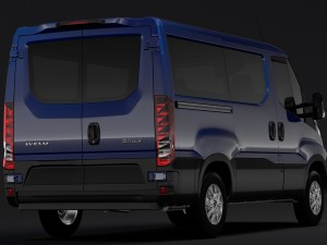 iveco daily window van 2014-2016 l1h1 3D 模型