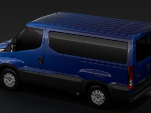 iveco daily window van 2014-2016 l1h1 3D 模型