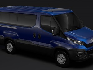 iveco daily window van 2014-2016 l1h1 3D 模型