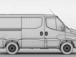 iveco daily window van 2014-2016 l1h1 3D 模型