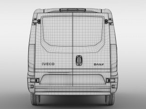iveco daily window van 2014-2016 l1h1 3D 模型