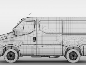 iveco daily window van 2014-2016 l1h1 3D 模型