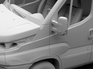 iveco daily window van 2014-2016 l1h1 3D 模型